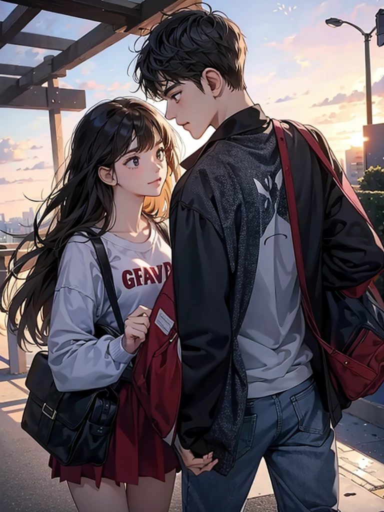 college student couple