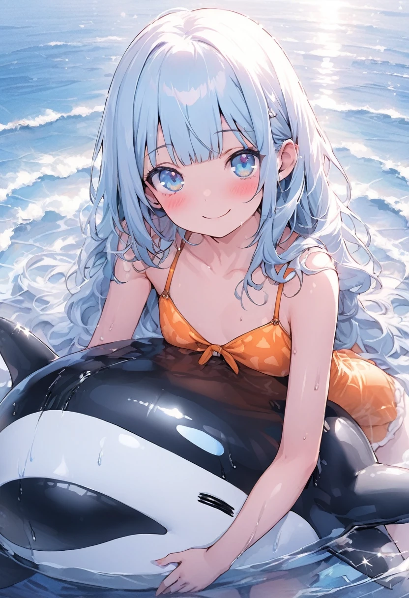 (masterpiece, highest quality:1.4), figure, 8K, (hatsune miku), young children, straight, ((from side)), (beautiful face, beautiful princess), 1 girl, (small tits, [medium breasts:0.8], Perfect cleavage), (Are standing, in the beachside:1.1), thigh, (((extremely detailed beautiful ((too wet and shiny:1.2)) thin shiny glossy oily hydrophobic water repellency pure-blue simple japanese school one-piece swimsuit))), (beautiful and fine eyes, Beautiful teal eyes:1.2), blush, (soft sunlight:0.6), (evil smile:1.1), (Highlight Eyes:1.1), (looking at the viewer), Framed nipples, Framed navel, cameltoe, Perfect for your skin, double breasted, under bust, Perfect for your skin, Framed navel, Framed groin, camel toe, too wet clothes, too wet body, Framed flat chest or small breasts, wrinkles in clothes, too wet skin, Clothes that adhere tightly to the skin, skin dents, Clothes that adhere tightly to the skin, Oily clothes