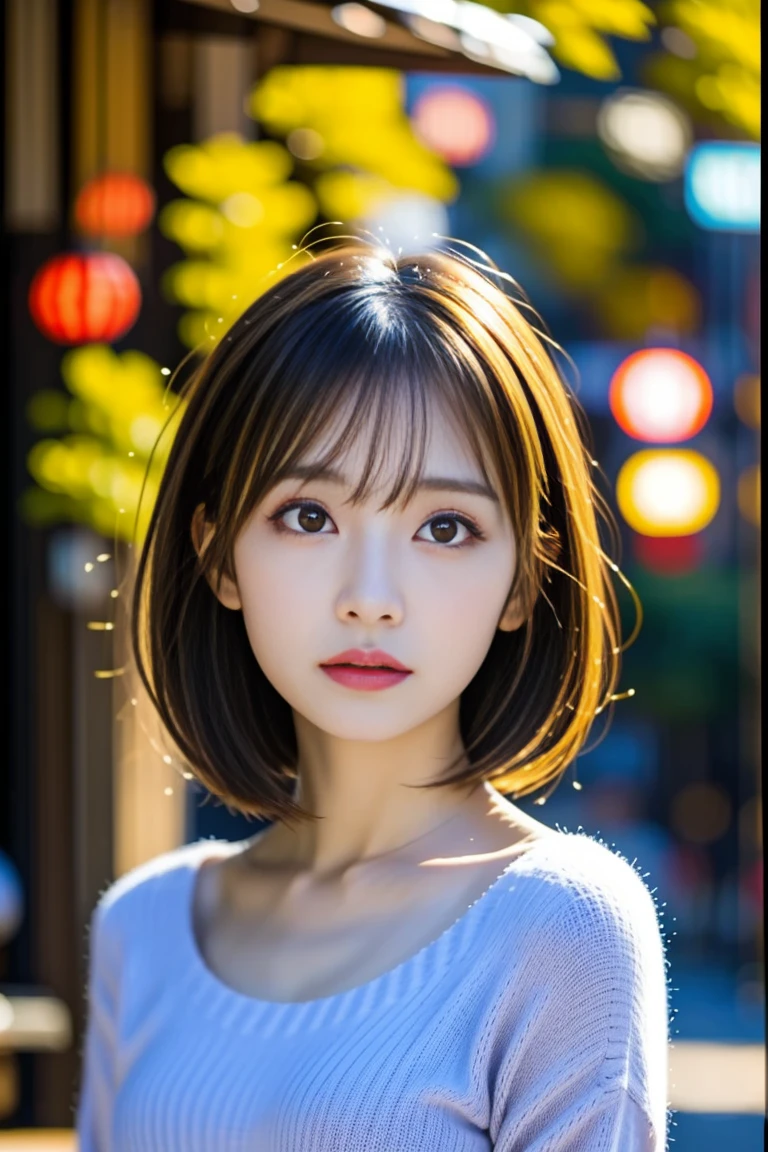 photo, 8K, A curious-looking Japanese beauty in her 20s, gazing into the distance, feminine body shape


