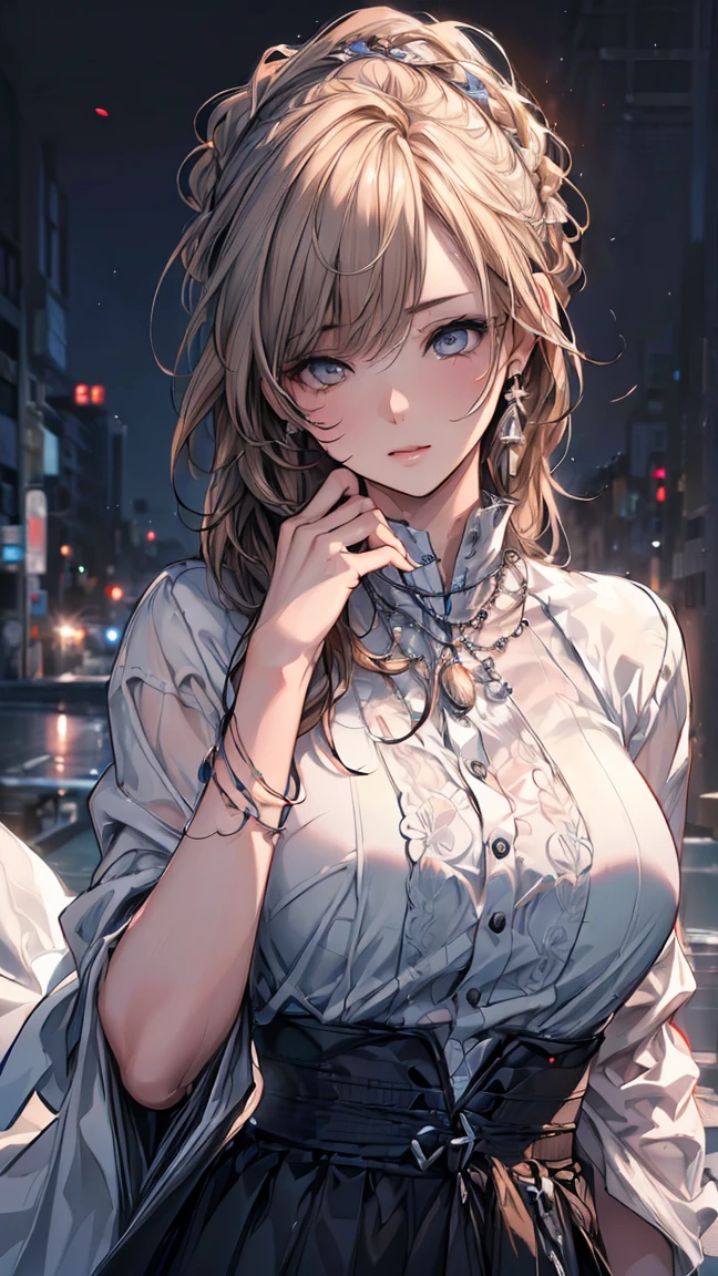 ((NFSW:1.6))、((Highest quality)),(超High resolution),(Very detailed),(Detailed Description),((The best CG)),(masterpiece),Ultra-detailed art、(Highest quality、8k、32K、masterpiece)、(Realistic)、(Realistic:1.2)、(High resolution)、Very detailed、Very beautiful face and eyes、1 female、((:1.3))、Tight waist、Delicate body、(Highest quality、Attention to detail、Rich skin detail)、(Highest quality、8k、Oil paints:1.2)、Very detailed、(Realistic、Realistic:1.37)、Bright colors、