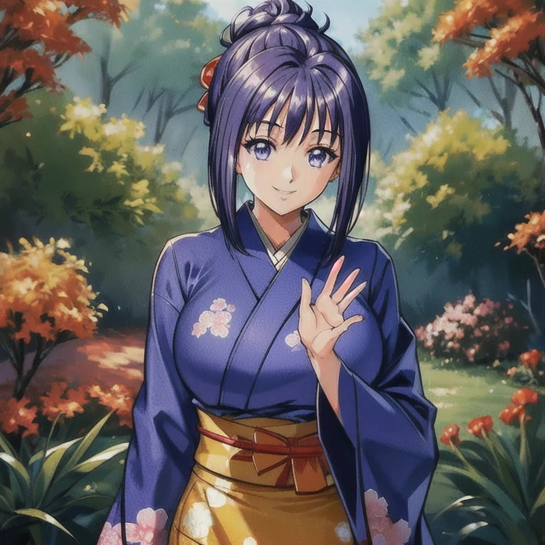 ((masterpiece)),((Ayako Katagiri)),((Katagiri Ayako)),((Full smile)),((Smile)),((happiness)),Healthy Beauty,(((kimono))),sexy,Anatomically perfect hands