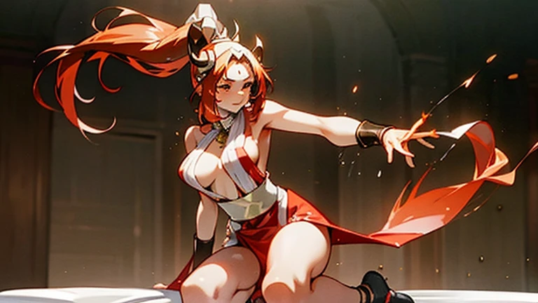 high quality,HD,16K,Sharp Line,1 Girl,fantasy, (Fire Spirits),Pretty Face, Large Breasts, Beautiful legs,In the mountains,Focus Girl,detailed Pretty Face,Detailed clothes,beautiful eyes,Cool,Sexy,Dynamic Angle,穿着华服的神明Strike a pose拍照, Ancient mysterious sexy goddess, Traditional beauty woman, Beautiful female warrior god of war , Beautiful sexy goddess, Gorgeous role-playing, high, Beautiful young girl, Beautiful woman, 华丽Beautiful woman, Complex clothing,Chinese Mystical Aesthetics, Beautiful Asian ancient mysterious girl, Extremely detailed shot of the goddess, Jaw-dropping sexy beauty, Big breasts deep neckline sexy belly button(butt), (bedroom), (Sexy Girls), masterpiece, best quality, Bangs, blush, Chest, clavicle, Eyebrows visible through hair, (Gradient red and gold hair), Jewelry, Long hair,Bright Eyes, ring, (solitary), illustration, fashionable, miss, Strike a pose, background, element, confident, Express, Accessories, majestic, striking, key point, Dynamic poses, ((plump)), (black))Woman in transparent dress,Viewer,(((Full breasts, Keeley University))),Slim waist,(Navel exposed,Bare waist), Long hair, extreme detailed details, 详细的fantasy艺术, Stunning character art, Beautiful and exquisite character art, Beautiful transparent dress, Very detailed, Large Breasts,Chest,Golden ratio figure,Beautiful figure,Ultra wide-angle shooting,Full body shot拍摄,Body close-up,Full body shot,Wearing a pleated tulle skirt,柔和动漫illustration, 柔和的深色background,Fujifilm XT3 Clear focus, f 5.6, High Detail, Clear focus,(Wearing openwork clothing),, (Natural light), (Tempting)translucent, Good velvet quality, Compared, Divine Light,, Silver hair, 天空background, Absolute Strength,Female Shinmei,穿着性感丝绸的Female Shinmei,,Large Breasts,Chest,Golden ratio figure,Beautiful figure,Ultra wide-angle shooting,Full body shot,Body close-up,Full body shot, Wearing a tulle dress, Model shooting style, Large Breasts,饱满Chest,Golden ratio figure,Beautiful figure,(Extremely detailed CG 8k wallpaper unit), The most beautiful artistic photos in the world, , 8K 超HD, ) on the beach,Sexy lazy posture,Sexy seductive expression,best quality,masterpiece,Ultra-high resolution,(Practical:1.4),original photo,Ultra-high resolution