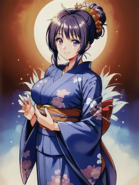 ((masterpiece)),((Ayako Katagiri)),((Katagiri Ayako)),((Full smile)),((Smile)),((happiness)),Healthy Beauty,(((kimono))),sexy,Anatomically perfect hands