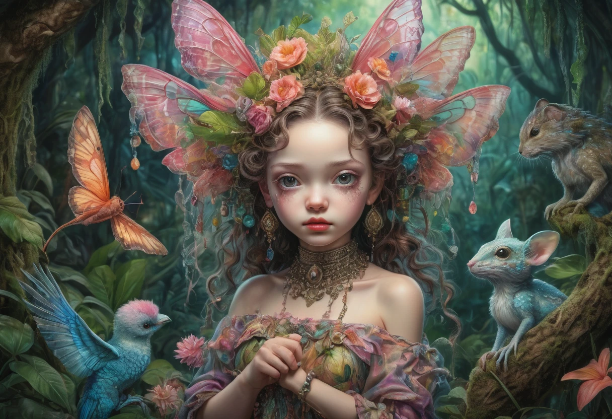 Translucent, luminous animals,
xray art,
Background Exotic Jungle,
figure,
Extremely detailed,
Digital Art,
4K,
Ultra HD,
oil,
Impressionism,
pastel colour,
figure,
beautiful,
Cinema Lighting,
Very detailed,
Mark Ryden,
hyper-Realistic,
Ultra-detailed,
Airbrush Art,
Josephine Wall,
Ultra HD,
Realistic,
Vibrant colors,
Very detailed,
UHD rendering,
Pen and ink,
Perfect composition,
beautiful detailed intricate insanely detailed octane render trending on artstation,
8K Art Photography,
photoRealistic concept art,
Perfect cinematic light with soft, natural volume