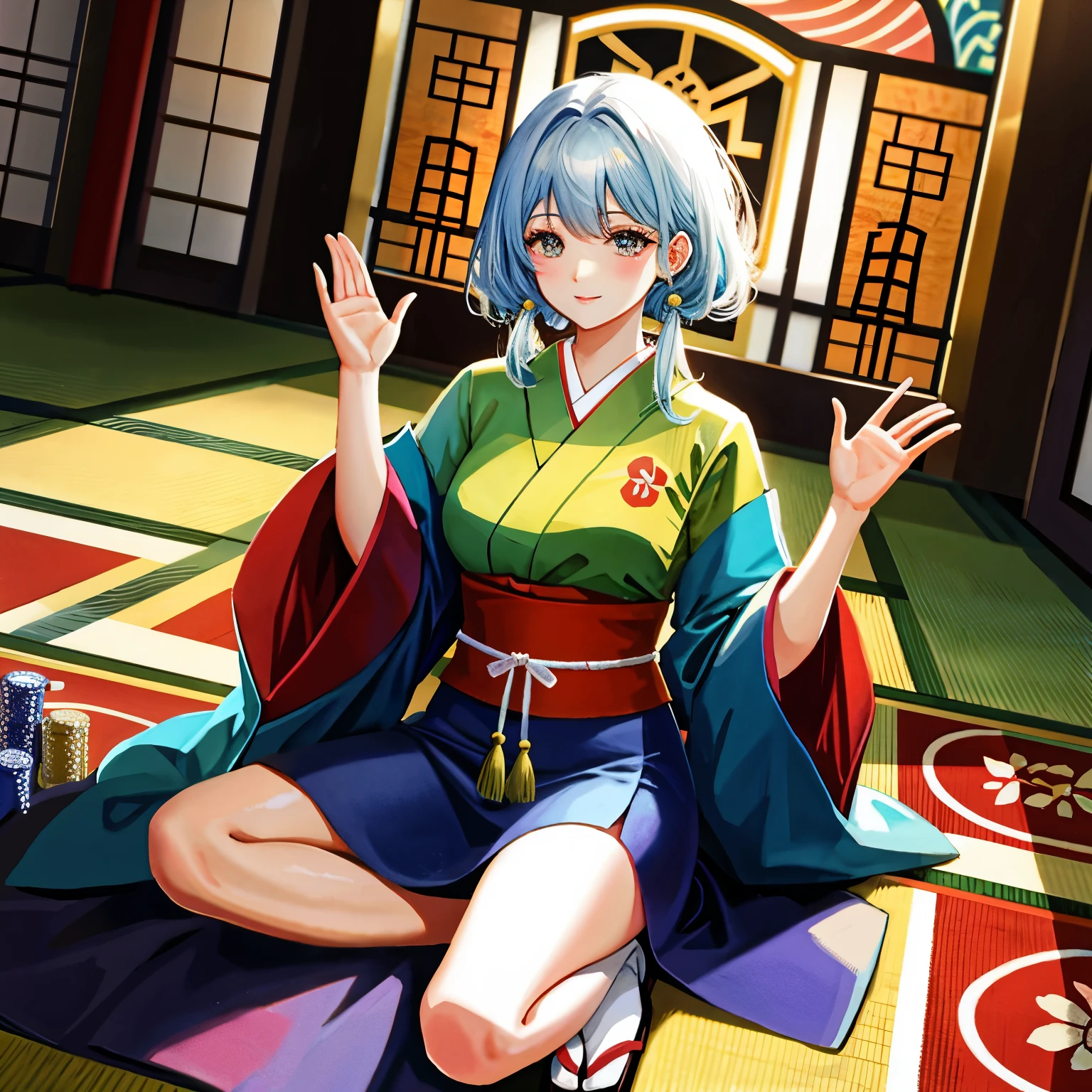 (((Japanese-style prayer and gratitude pose))) BREAK Theme: Someone who has blessed me with prosperity and improved gambling luck.々A prayer of thanksgiving。Thank you for your hard work.(Prayer and gratitude) BREAK
Illustration Enhancement: masterpiece, best quality, ultra-detailed, ultra high resolution, Top Quality photorealistic Illustration, Ultra Definition, cute illustration:1.3, high Saturation:1.2, detailed beautiful face and eyes, an extremely delicate and beautiful, nice hands, perfect hands, appropriate posture, appropriate configuration, ideal ratio body proportions, absurdres, realistic, Hyperreal, golden ratio:1.2, drafting board:1.3, ultra quality and detailed art, high resolution (HD, 4K, 8k, 16K), color bit depth: 24-bit, 48-bit, 8k, ultra high resolution: 1.2 BREAK
Power Words: artistic and ultimate, strongest and perfect, extraordinary, groundbreaking, astonishing, overwhelming, original, pioneering, innovative BREAK
Colors: gold, Blue, green, light Blue, yellow, silver, deep red, light purple, deep brown, pink, wine red BREAK
Pose: prayer pose, pose expressing gratitude BREAK
Background: background symbolizing prosperity, background symbolizing gambling luck, background representing blessing and protection BREAK
Clothing: noble attire, attire symbolizing prosperity, attire symbolizing gambling luck BREAK
Hairstyle: beautiful hairstyle, hairstyle symbolizing prosperity, hairstyle symbolizing gambling luck BREAK
Expression and Atmosphere: expression of gratitude, expression of blessing, expression of protection BREAK
Other (Additional Elements): symbols of prosperity, symbols of gambling luck, symbols of blessing and protection BREAK
Character: 46-year-old Japanese man BREAK
Recommended Models and lora: SEAART model, lora: Prosperity, GamblingLuck, BlessingProtection, RealisticVision, ultradetail, Hyperrealism