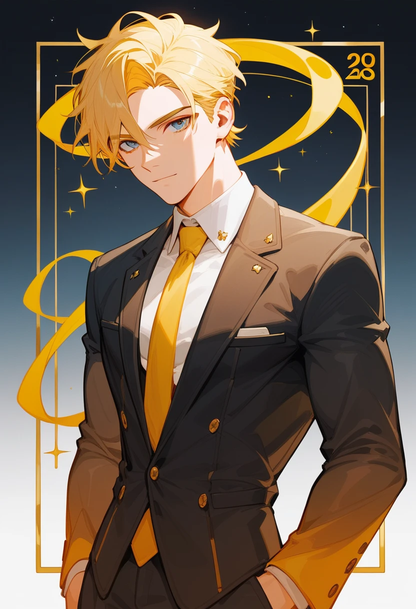 score_9_up,score_8_up,1man,blonde hair,handsome,solo,Phototropism,year 18,look at viewer,18th century suits