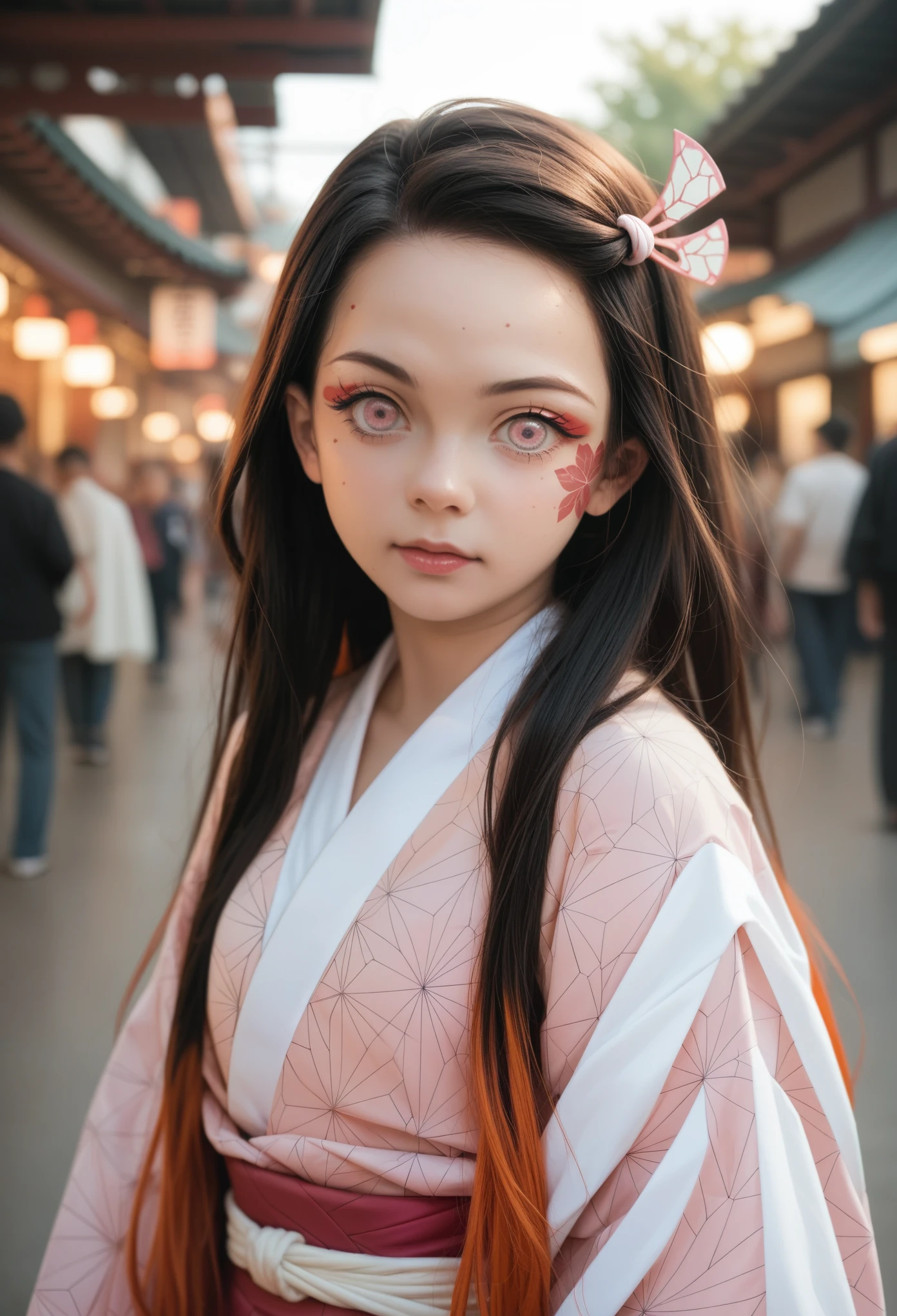 Nezuko Kimetsu no Yaiba cosplay in Tokyo