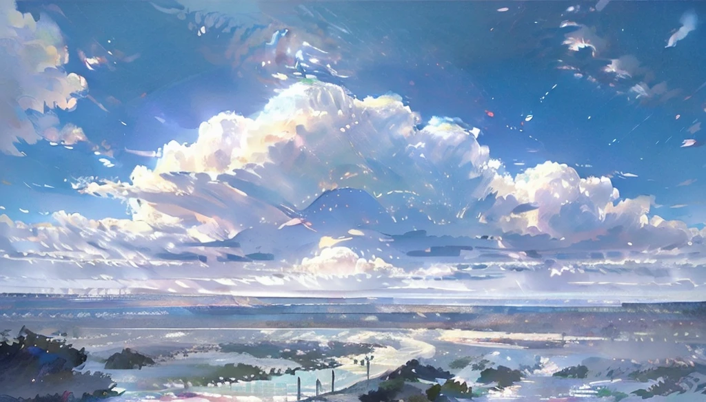 Highest quality、masterpiece、Soft Focus , The World of Makoto Shinkai、 dream-like , White Background、