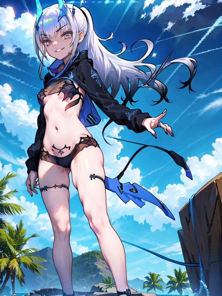 Melusine, 1 girl,Highest quality,((Highest quality)),((Tabletop)),((Perfect Face)),1 girl,smile,beauty,((Holographic)),Shooting stars flow,Fantastic,Cinematic,Like the cover of a movie