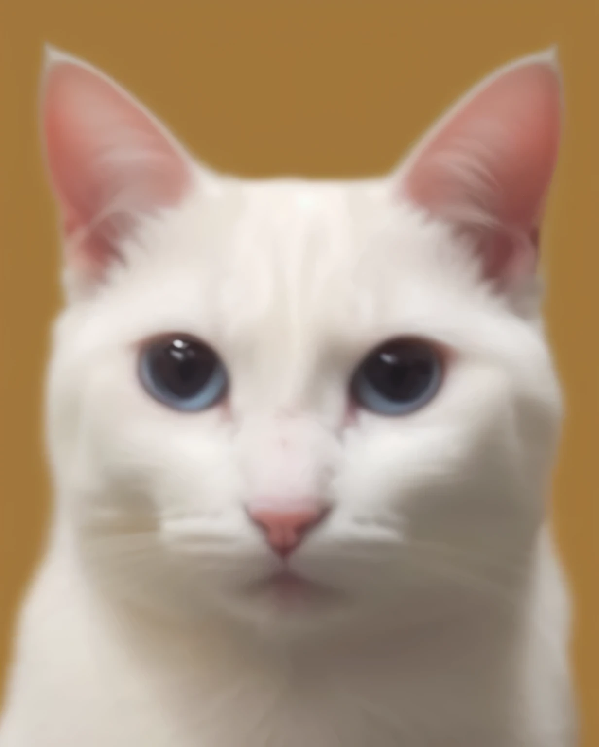 a very cute cat, she is very happy, her look is very happy and bright, she is smiling, the image is very detailed