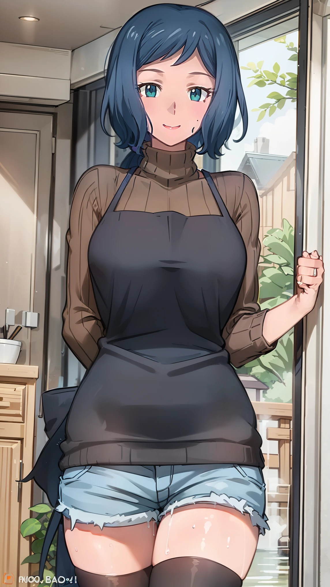 rinko-iori, wide hips, low ponytail, blue eyes, 
BREAK (pink shirt, shorts, thighhighs:1.2),
BREAK onsen, steam, (partially submerged:1.3), looking at viewer, smile,((hands behind back:1.5)),
BREAK (masterpiece:1.2), best quality, high resolution, unity 8k wallpaper, (illustration:0.8), (beautiful detailed eyes:1.6), extremely detailed face, perfect lighting, extremely detailed CG, (perfect hands, perfect anatomy),