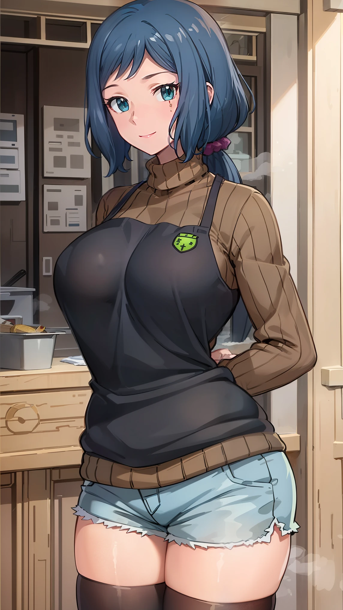 rinko-iori, wide hips, low ponytail, blue eyes, 
BREAK (pink shirt, shorts, thighhighs:1.2),
BREAK onsen, steam, (partially submerged:1.3), looking at viewer, smile,((hands behind back:1.5)),
BREAK (masterpiece:1.2), best quality, high resolution, unity 8k wallpaper, (illustration:0.8), (beautiful detailed eyes:1.6), extremely detailed face, perfect lighting, extremely detailed CG, (perfect hands, perfect anatomy),