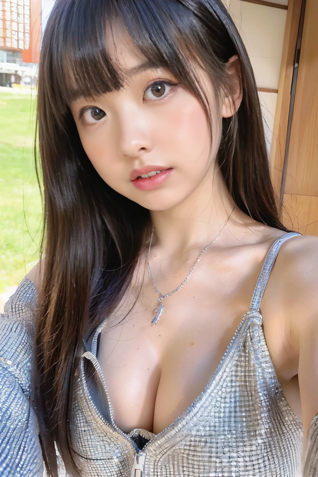 (masterpiece,best quality:1.4),(8k,raw photo,photo realistic:1.2),(super resolution), (absurdres),(shiny skin:1.3),detailed skin,detailed face,detailed eyes,(beautiful sparkling eyes:1.2),Symmetrical eyes,Detailed ear,1girl,natural make-up,(((Japanese idol))),((beautiful Japanese)),,Detailed Background,Beautiful shiny hair,,(((cute ))),((Average teenasts)),(face sharpener),upper body,(Detailed 2024 teen Sexendy Clothes),,summer clothes,((sharp face)),natual light,,(Very detailed ,trend, design,online shopping,LUMINE® Market,),((cute student)),Instagram Style,,(Detailed Okinawa Travel),sakuragun
