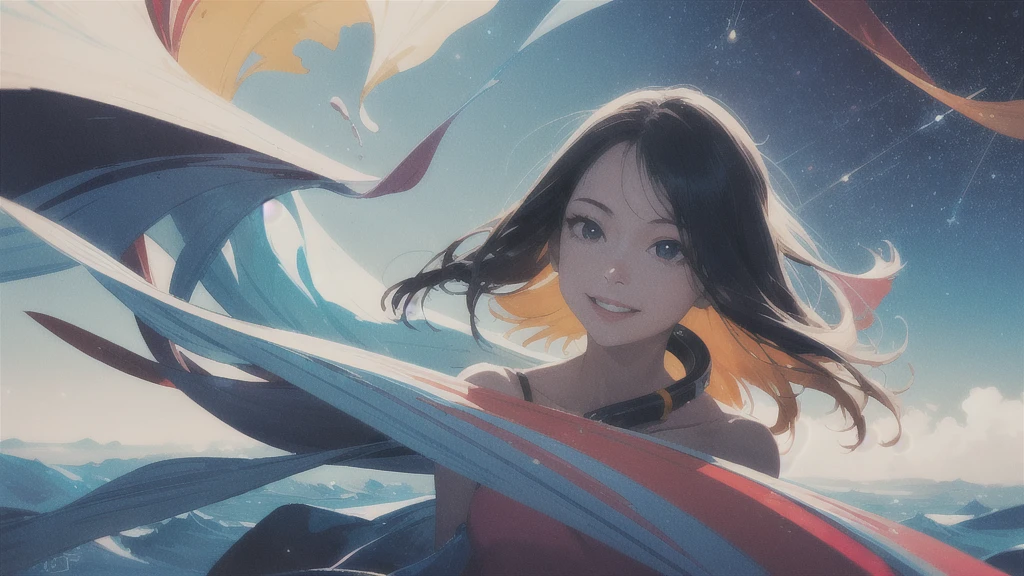 Beautiful Smile, Miracle, High resolution, Super detailed, (One girl:1.3),
Break Lomography, Analogue photography, Vibrant colors, Soft Focus, Light leakage, Dreamy atmosphere, Experimental charm, Nostalgic Charm BREAK Color Field Painting, large colored bands, abstract expressionism, Bold colors, Emotional impact, Atmospheric Depth, Minimalist Approach BREAK
, Space Exploration, Astronomical phenomena, Scientific discoveries, otherworldly wonders