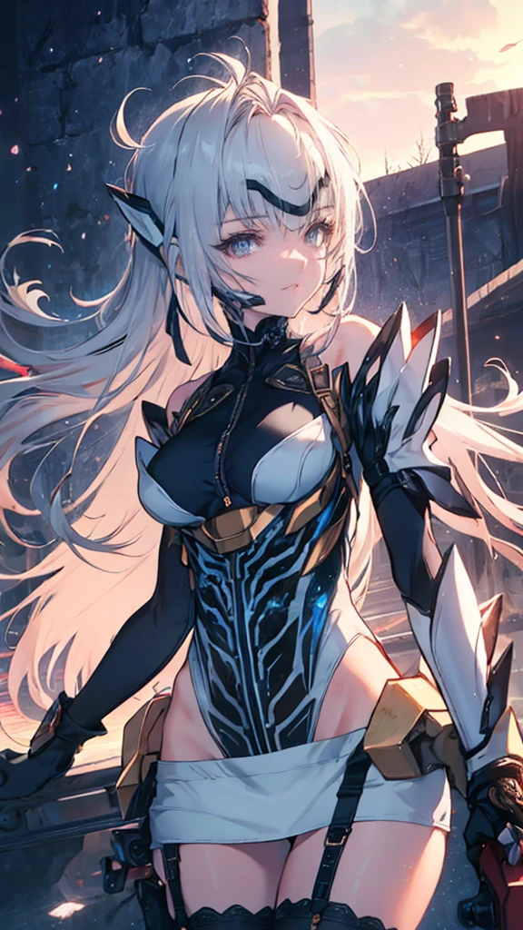 (whole body),Explain the whole,Browsing Caution,最high quality,High resolution, Very detailed,Game CG,Dutch Angle,Detailed and beautiful eyes,beautiful girl,Chest Focus,(Captivating smile), (Spread your legs), (Lift your legs), leotard，armor, Armor dress, Black dress, Black gloves, Blue Armor, Blue dress, breastplate, dress, drop down, gloves, (mask), Shoulder rest, Short dress, shoulder armor,Thigh-high boots，((Very detailed background)), (((Cowboy Shot,Dynamic Angle)))，1 girl,,(Shiny skin:1.3),(Beautifully rich skin),(Thinning hair), masterpiece, high quality, High resolution, Confused,(beautifully、aesthetic:1.2), Beautiful Hands, (4K), 8k, Perfect balance,(Highly detailed CG Unity 8k wallpaper), Perfect hands, Embarrassing, blush, Light_vestige,Intricate details,Written boundary depth, extremely delicate and 美しい,Professional photography, bokeh, High resolution, Sharp details, 最high quality, Thick thighs,Beautiful Eyes, Beautiful background, Outdoor，
