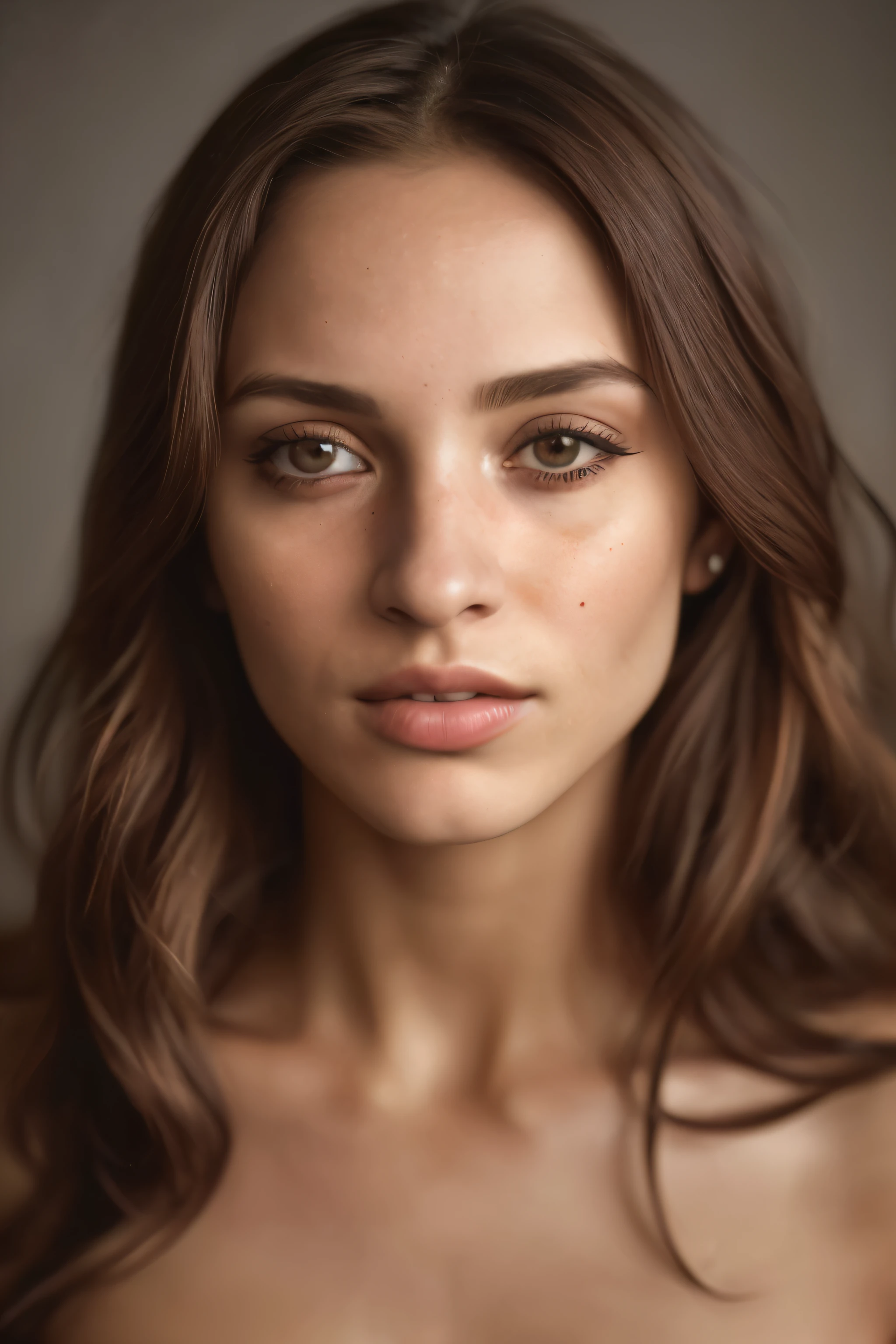 (close up, editorial photograph of a 21 year old woman), (high-detailed face:1.4) (ssmile:0.7) (background inside dark, temperamental, private study:1.3) ass pov, por Lee Jeffries, Nikon D850, film stock photography ,4 Kodak Portra 400 ,F1 Camera.6 lenses ,rich colors ,hyperrealisti ,realistic texture, dramatic lighting , cinema 800,
