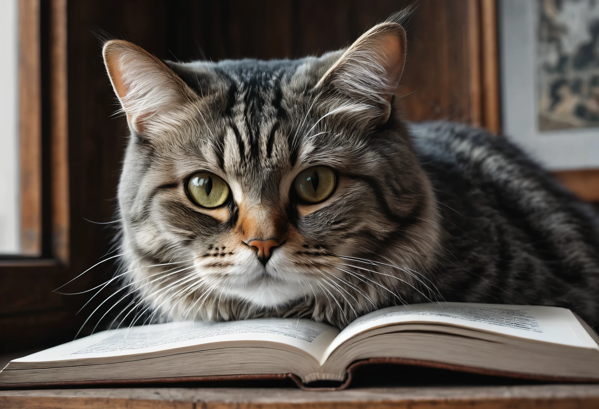 draw me a sovietic cat, ultrarealistic, 4k, Ultra detailed image, realistic, Highly detailed, perfect composition, splendid, Intricately detailed, Incredibly detailed, 8 k artistic photography, hyper detailed