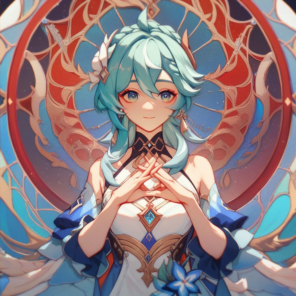 (Masterpiece, best quality, intricate details, very aesthetic), good hands, 1girl, Genshin OC, Character Design