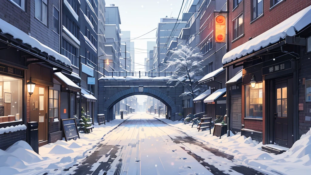 High level of image quality、Bright,clean,Cover、City,Entrance,snow,City