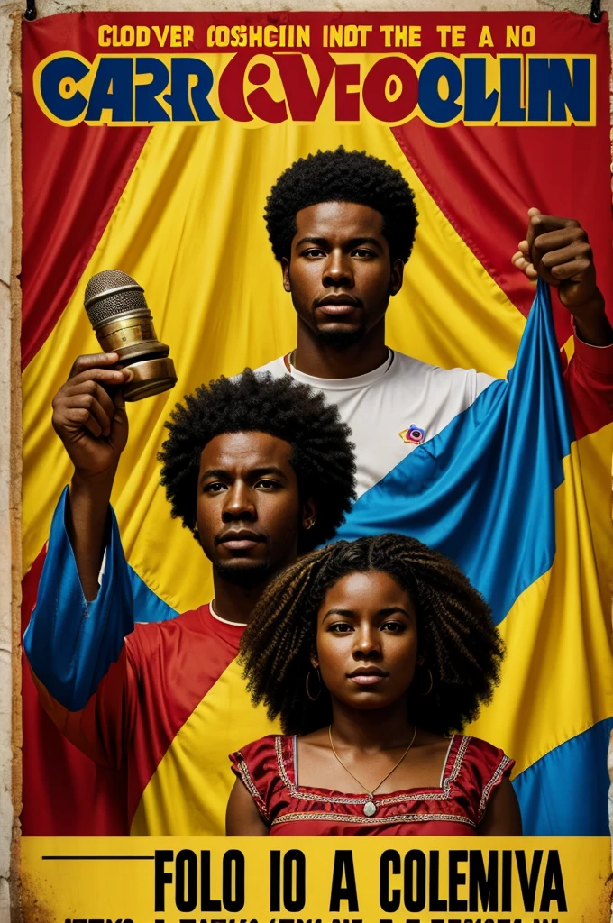 Afro-Colombian poster that does not contain that word