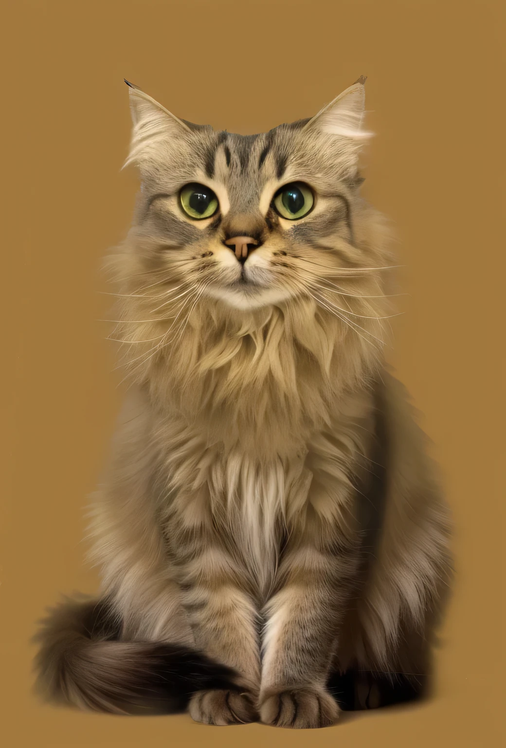 a very cute cat, she is very happy, her look is very happy and bright, she is smiling, the image is very detailed