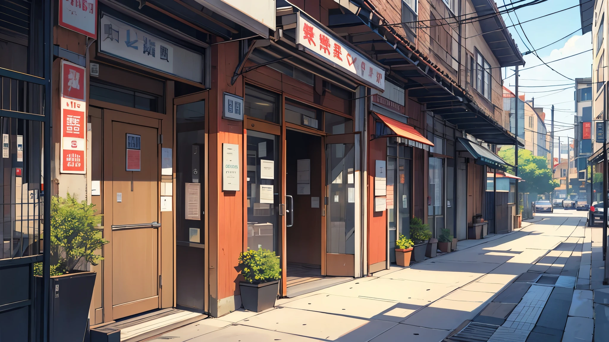 High level of image quality、Bright,clean,Cover、City,Entrance,City