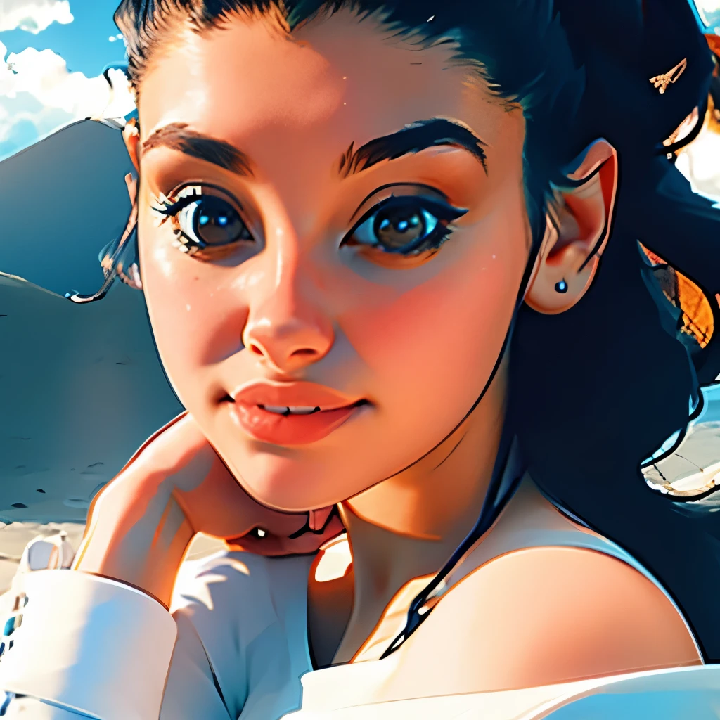 Best quality, masterpiece, ultra high res, (photorealistic:1.4), raw photo, 1girl, off shoulder