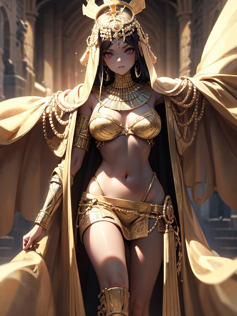 Ancient Egypt godness, masterpieces, HD, 16K, scale up, perfect body shape, mind breaked, gold