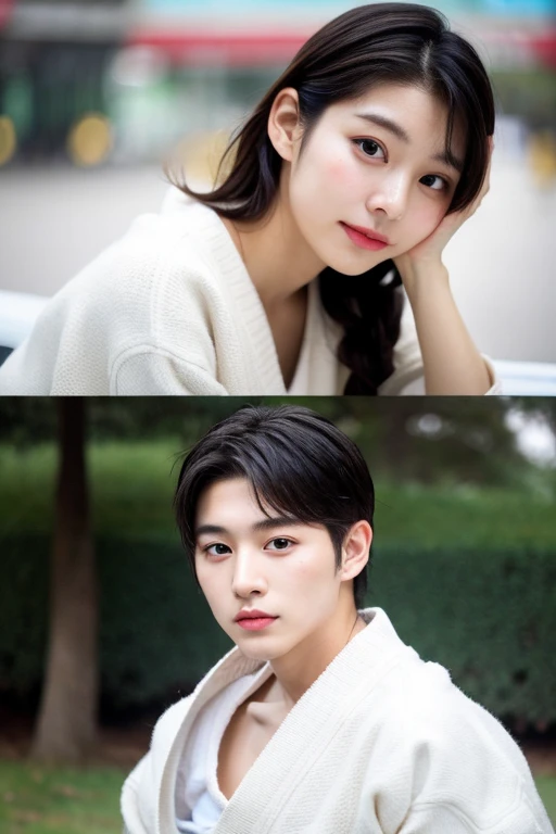 Korean Idol、Half Korean and half French、Judo athlete