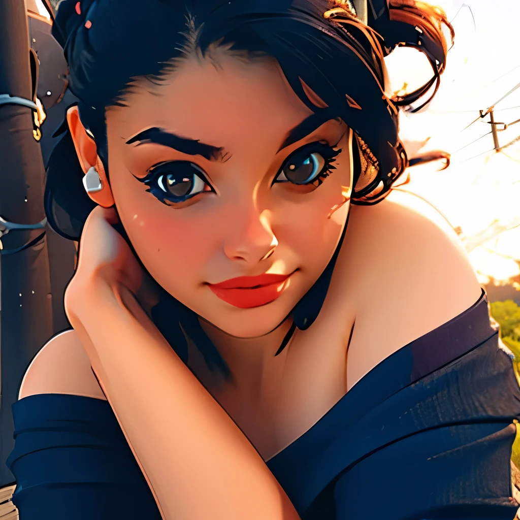 Best quality, masterpiece, ultra high res, (photorealistic:1.4), raw photo, 1girl, off shoulder