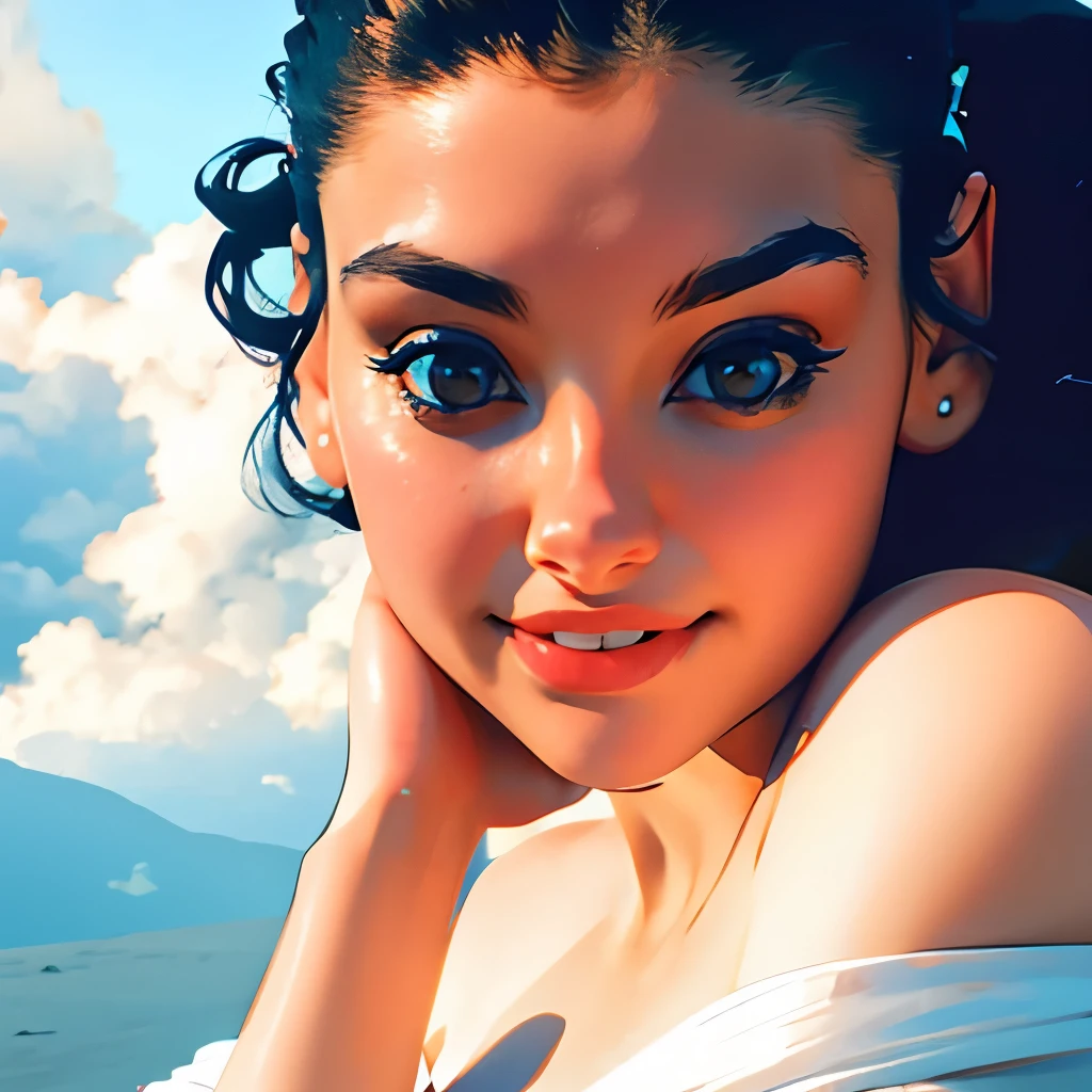Best quality, masterpiece, ultra high res, (photorealistic:1.4), raw photo, 1girl, off shoulder
