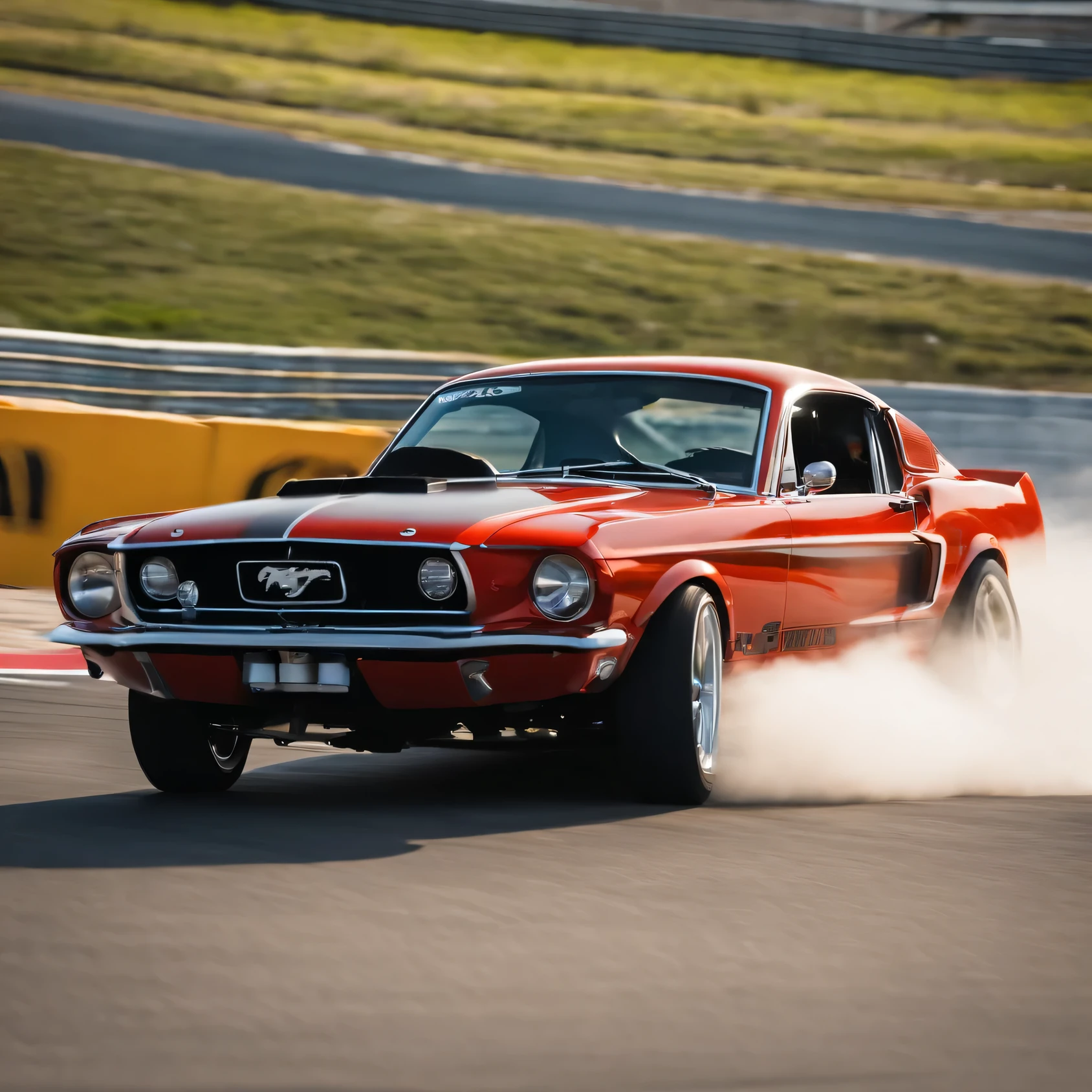 Drifting a Mustang involves intentionally oversteering to make the rear tires lose traction while maintaining control. To drift a Mustang safely, follow these steps:
1. **Choose the Right Model**: A rear-wheel-drive Mustang with a manual transmission is ideal for drifting.
2. **Prepare Your Vehicle**: Ensure your car is in good condition. Drifting puts extra stress on tires and suspension components.
3. **Find a Safe Location**: Use a dedicated drifting area or track where it's legal and safe to practice.
4. **Warm Up Your Tires**: Before starting, drive in a controlled manner to heat up your tires for better grip and performance.
5. **Master Basic Techniques**:
- **Initiate the Drift**: Apply the handbrake (or e-brake) while turning into a corner to break rear traction.
- **Countersteer**: As the rear begins to slide, turn the steering wheel in the opposite direction to maintain control.
- **Throttle Control**: Modulate the throttle to keep the drift going smoothly.
6. **Practice Regularly**: Drifting requires practice to perfect control and technique. Start slow and gradually increase speed as you gain confidence.
Always prioritize safety and follow local regulations when drifting.