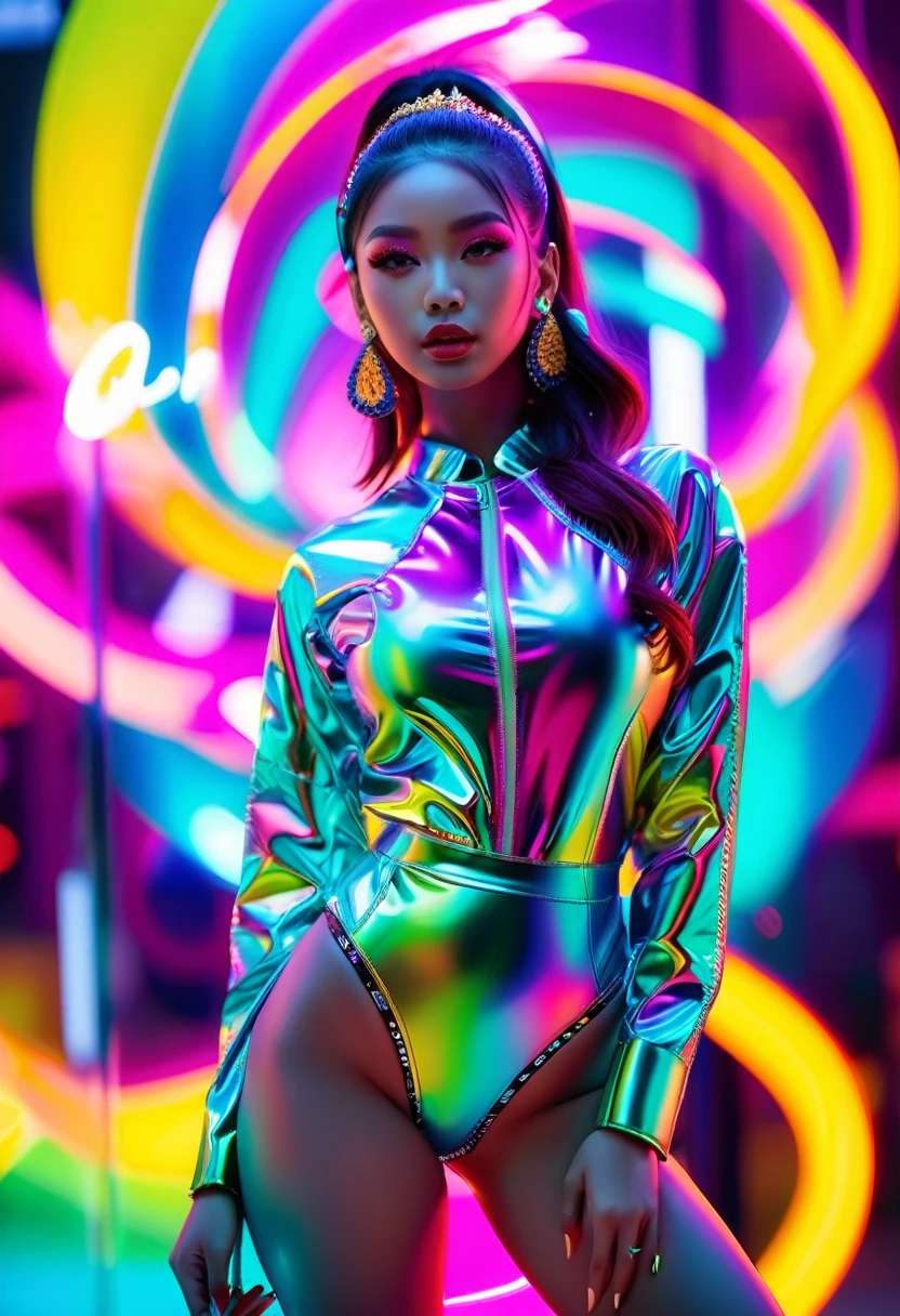 the most vibrant AI generated image of a female ever, score_9, score_8_up, score_7_up, score_6_up, score_5_up, score_4_up