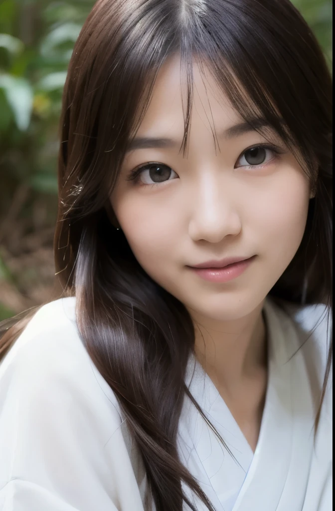 asian girl,Pink shirt and red lipstick, Soft portrait shot 8 K, jaeyeon nam, young cute wan asian face, lofi-girl, young lovely Korean faces, lofi portrait, A young Asian woman, Young Asian girl