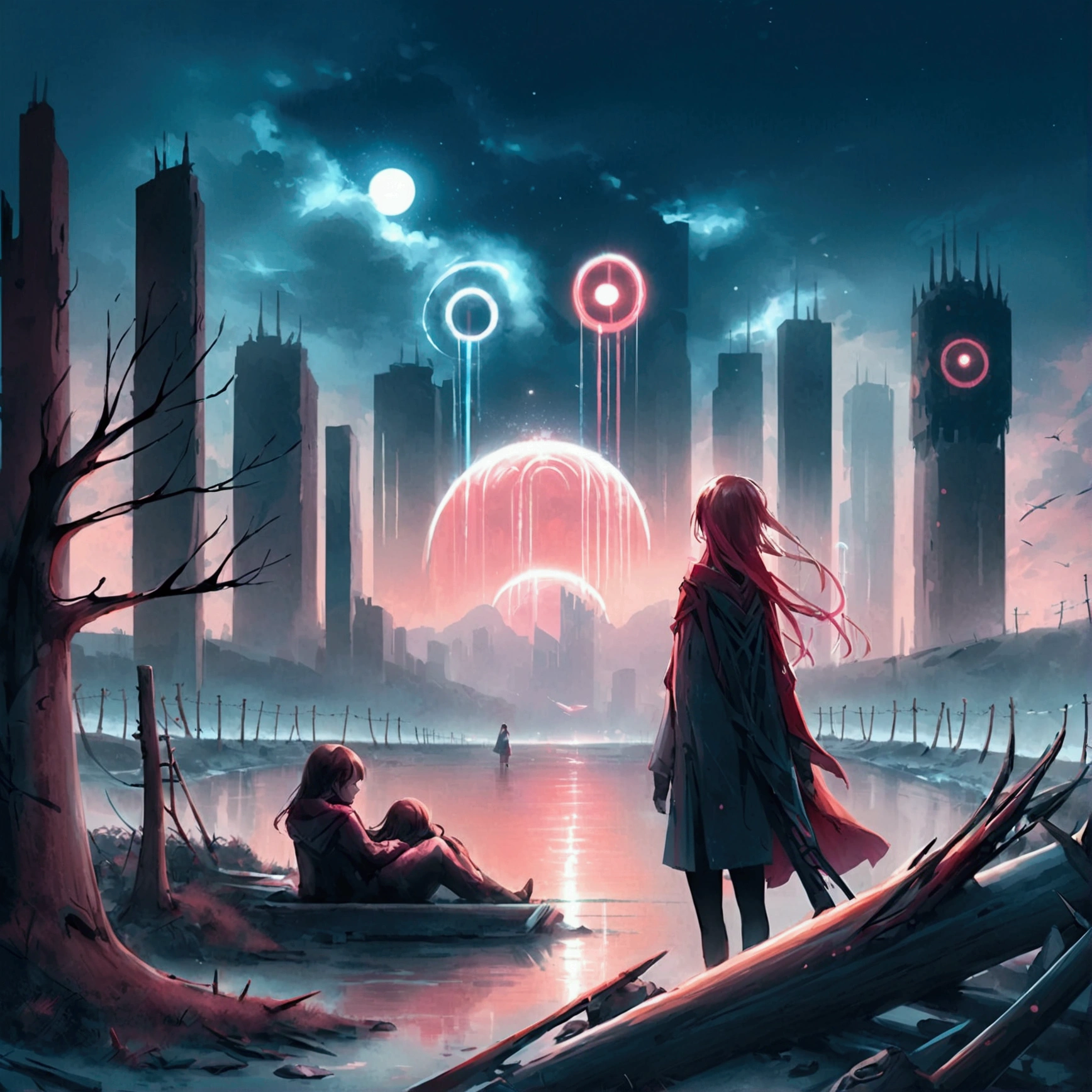 Suburbio 4k, ((illustration))