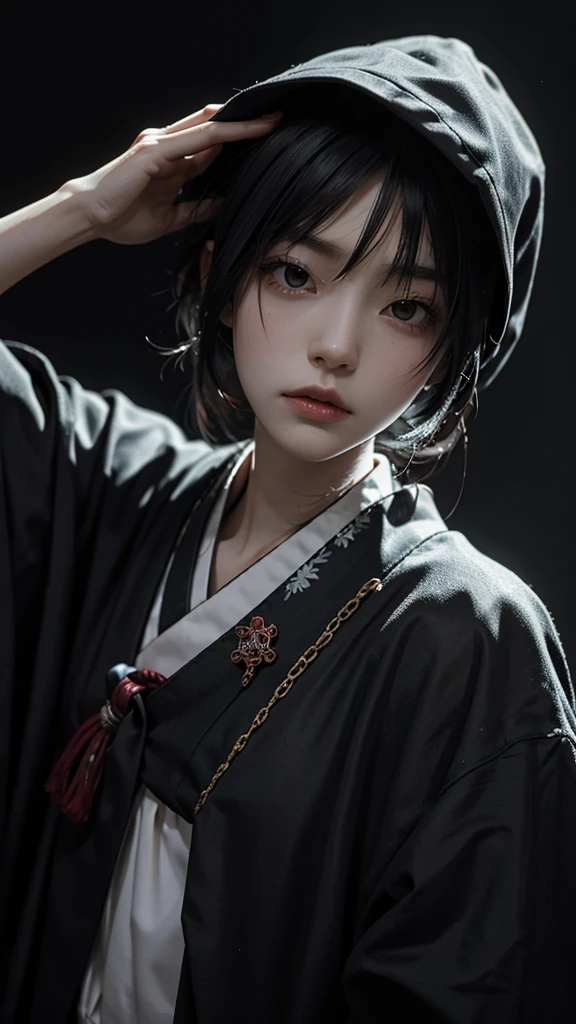 Ghost, horror, Japanese, dark, super detailed, highest quality