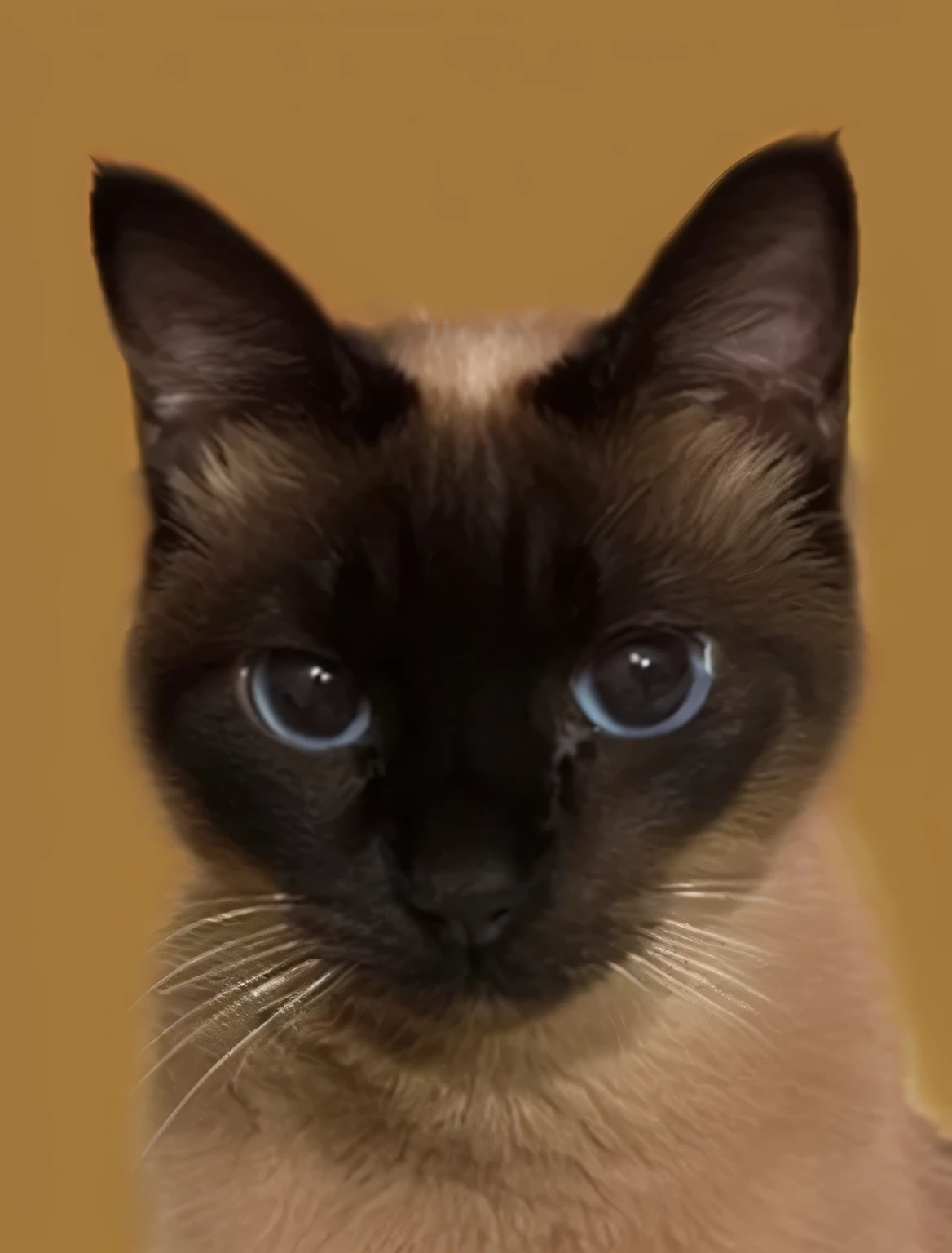 a very cute cat, she is very happy, her look is very happy and bright, she is smiling, the image is very detailed
