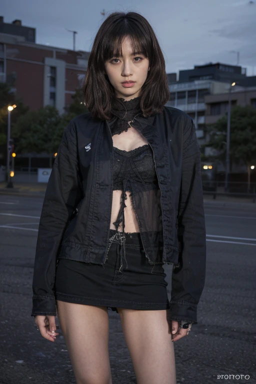 dark style,best quality,((Dramatic:1.2)),((original photography:1.3)),Night view,2 women, Broken clothes,Short skirt