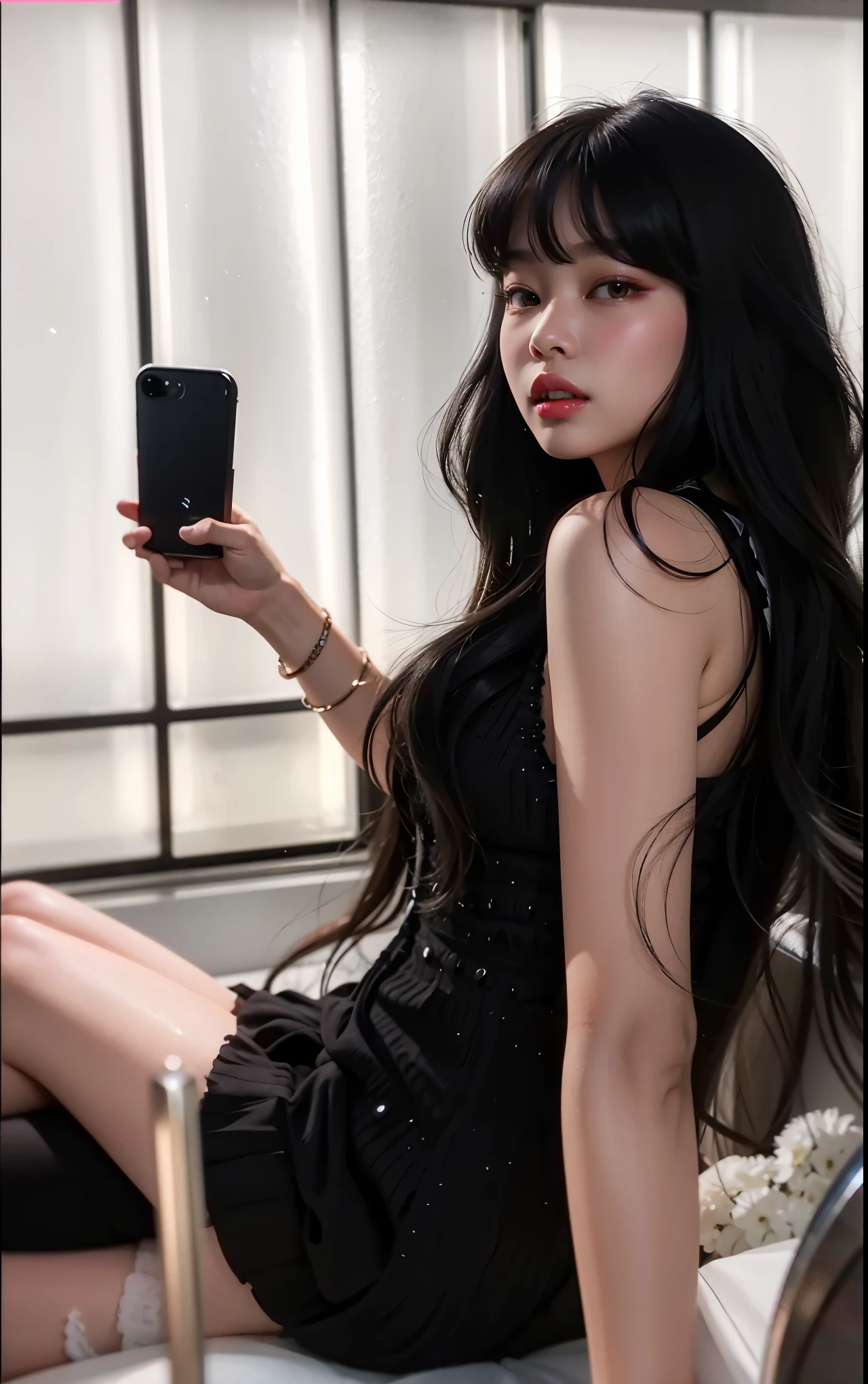 Jennie 8K Super Realistic Beautiful Blackpink ultra mega detailed wonderful beauty 8K FULL HD high definition super detailed every smallest detail of her face is detailed Jennie Blackpink 