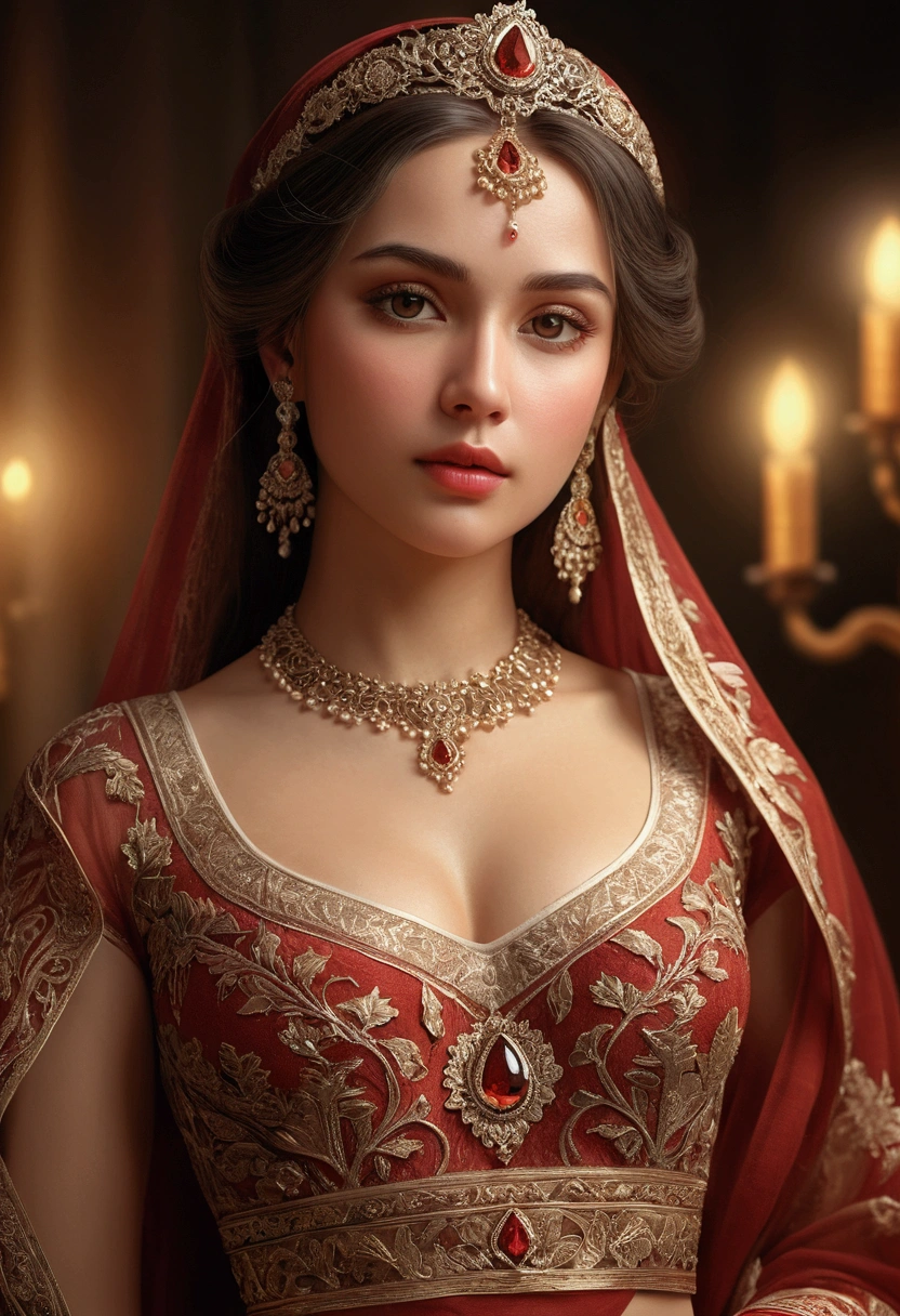 a redanian noble woman, in seethru undergarments, full body portrait handdrawn sketch, intricate detailed face, beautiful detailed eyes, beautiful detailed lips, extremely detailed eyes and face, long eyelashes, elegant posture, delicate features, soft lighting, warm color tones, chiaroscuro, traditional art, digital painting, high quality, best quality, 4k, 8k, highres, masterpiece, ultra-detailed, realistic, photorealistic, HDR, UHD, studio lighting, ultra-fine painting, sharp focus, physically-based rendering, extreme detail description, professional, vivid colors, bokeh