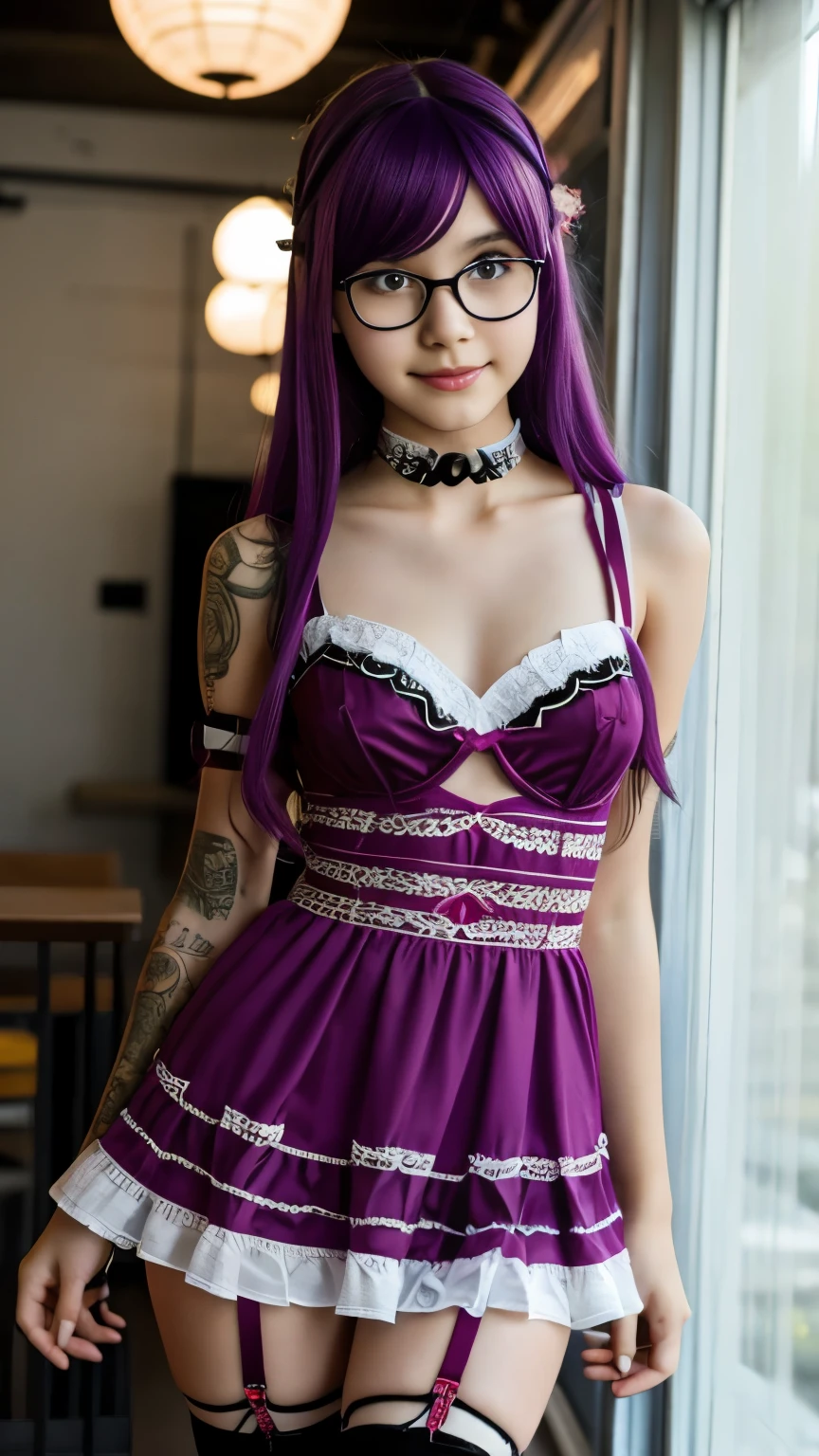 18 year old tween girls at a music festival, two close playful friends, perfect young models, colored hair, kawai cosplay girls, colored short dresses, dress with straps, choker, skinny body, innocent, garter with stockings, good lighting, glasses, bright playful, thin model, beautiful young teenls, tattoos, silk panties, dress with cutouts, sensual, shibari, playful pleasures