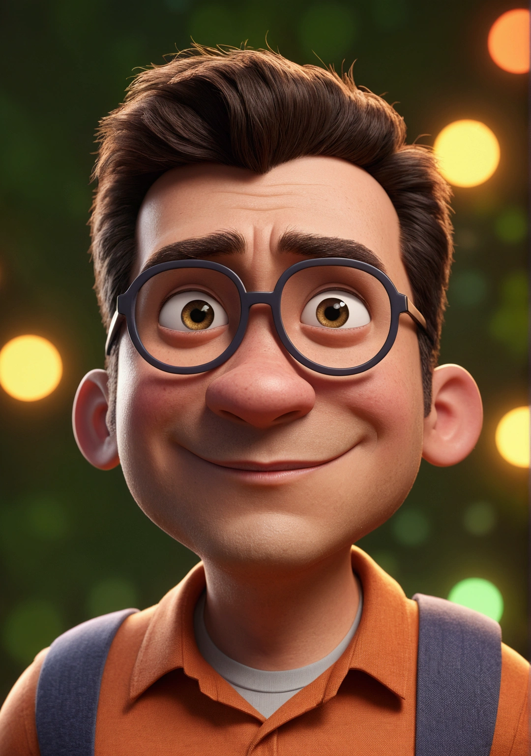 Cartoon character, animation character, Caractere estilizado, animation style rendering, 3D estilizado, Arnold Maya render, 3 d render stylized, toon render keyshot, Personagem 3D, Personagem 3D, 3d rendering stylized, 3 d character render, personagem de desenho animado, Personagem de close up, Pose de personagem, (Estilo Pixar) (master part:1.2) (Bokeh) (best quality) (pele detalhada) (textura detalhada) (8k) (argila) (Cinematic lighting) (foco nítido