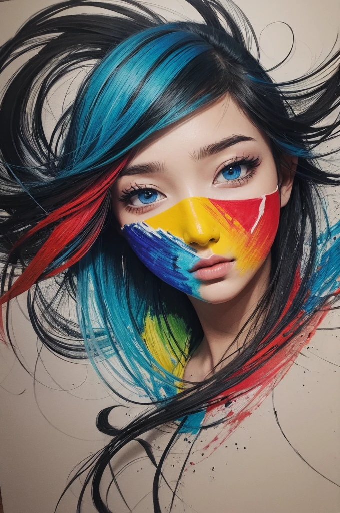 An expressionism drawing