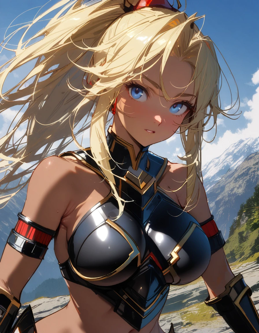 score_9、score_8_up、score_7_up,masterpiece、((paizuri,Expressiveh、Thick penis)),(Puffy nipples),最high quality、High resolution,(8k, masterpiece), High resolution, high quality (最high quality) , (Big Breasts、Very hot and sexy, Incredible beauty, Perfect proportions, Beautiful body, Slim body beauty:1.1), Arafed woman in armor, North Female Warrior, Very beautiful berserker woman,(Blonde, blue eyes, Dark Skin)
