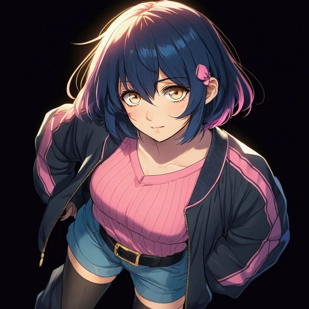chica anime with blue hair and golden eyes in a pink shirt, Estilo artístico del anime Moe, estilo artístico anime de alta calidad, estilo animado 4 k, estilo animado portrait, young chica anime, estilo animado character, an chica anime, estilo animado. 8K, anime visual de una linda chica, chica anime, clean detailed estilo animado.