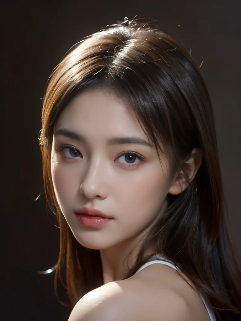 ((((best quality))))、(((Ultra-precision CG16K wallpaper)))、(((masterpiece)))、(((very detailed)))、(((super extreme detail)))、1people'girls、mature woman、24-year-old female、((japanese face))、((very beautiful face))、((My Shiraishi:1.5))、((semi long straight hair:1.3、blunt bangs))、(shiny brown hair)、beautiful and delicate eyes、brown eyes、raised an eyebrow、high nose、small nostrils、small mouth、seductive lips、beautiful breasts、((C cup size breasts))、split、plump body、(chubby body type)、perfect proportions、complete anatomy、perfect composition、Beautiful detail shading、beautiful natural light、Light with beautiful details、Depth of recorded boundary、(((high saturation)))、(((really:1.9)))、((vivid:1.5))、((edge:1.6))、((beautiful skin))、((skin texture))、((reallyな皮膚感))、(((cowboy shot、femur:1.5)))、((overhead view:1.8))、((Open mouth and surprised face:1.4))、(eyes looking at me:1.5)、day bedroom、bright sunshine、natural light、(((Lie down on your back in bed:1.6)))、(Supine posture:1.5)、(((open front shirt_white clothes、panties_white clothes:1.6)))、((earring、wearing a necklace:1.3))、