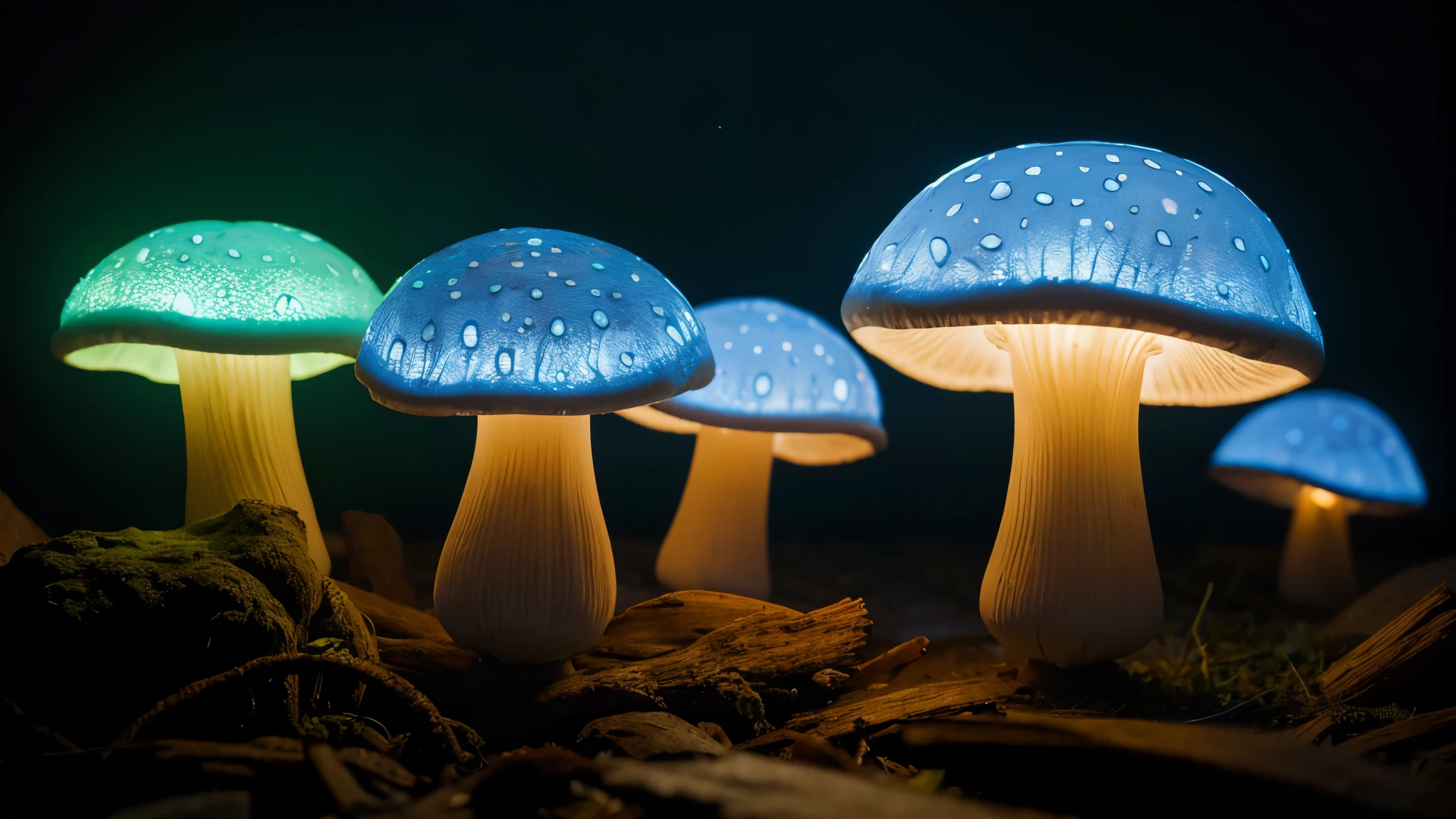 Bioluminescent Mushroom