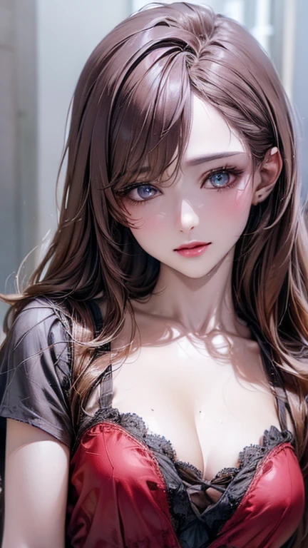 ((NFSW:1.6))、((Highest quality)),(超High resolution),(Very detailed),(Detailed Description),((The best CG)),(masterpiece),Ultra-detailed art、(Highest quality、8k、32K、masterpiece)、(Realistic)、(Realistic:1.2)、(High resolution)、Very detailed、Very beautiful face and eyes、1 female、((:1.3))、Tight waist、Delicate body、(Highest quality、Attention to detail、Rich skin detail)、(Highest quality、8k、Oil paints:1.2)、Very detailed、(Realistic、Realistic:1.37)、Bright colors、