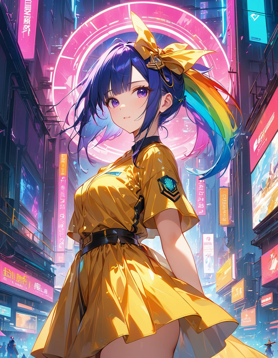Browsing Caution,((masterpiece,Highest quality,4K)),score_9, score_8_Excellent, score_7_Excellent,anime,Rainbow Hair,Golden costume,anime girl, sword, Graduate School of Science - fi, Graduate School of Science - fi, Graduate School of Science - fi, Graduate School of Science - fi, Graduate School of Science - fi, Graduate School of Science - fi, Graduate School of Science, digital cyberpunk - anime art, badass anime 8 k, anime epic artwork, anime wallpaper 4 k, anime wallpaper 4K, anime art wallpaper 4K, anime art wallpaper 4 k, digital cyberpunk anime art,