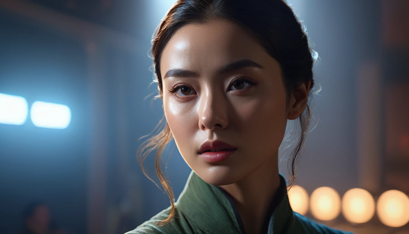 woman, masterpiece, Highest quality, Highest quality, Cinema Lighting, (Volumetric lighting), Very detailed CG unity 8k wallpaper, Concentrated, 8k wallpaper, 4K wallpaper, Very detailed, Ultra-realistic, Realistic, Sharp focus, Absurd, (High resolution:1.2), (High Contrast), photograph, Detailed and complex, Instagram, Portraiture, Very detailed, Digital Painting, Art Station, Concept Art, Smooth, Sharp focus, figure, Cinema Lighting,